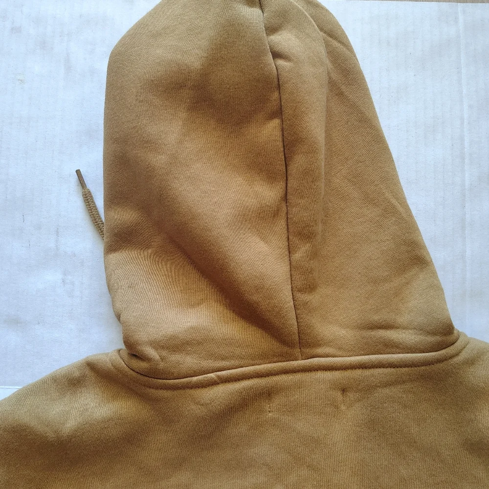 True Religion Men's Overlay‎ Logo Zip Hoodie Size XL Color Dijon